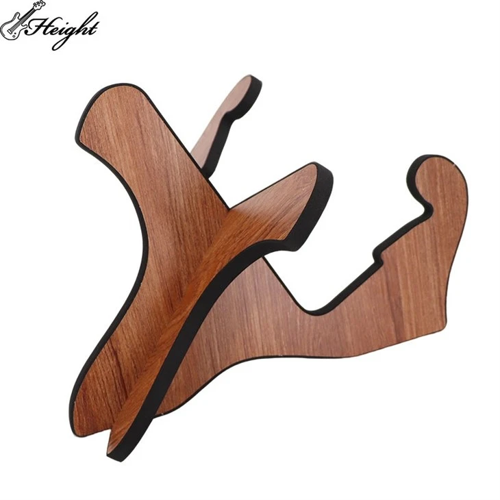 Premium Rubber Wood Guitar Stand GTST-05, Height Adjustable & Foldable, Soft Foam Padding For All Guitars best