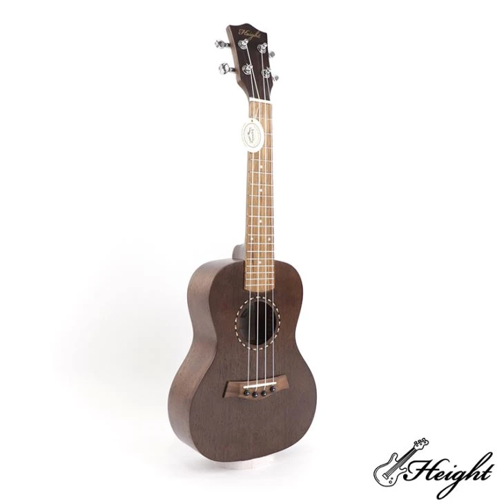 Prozorna rjava ukulele iz mahagonija