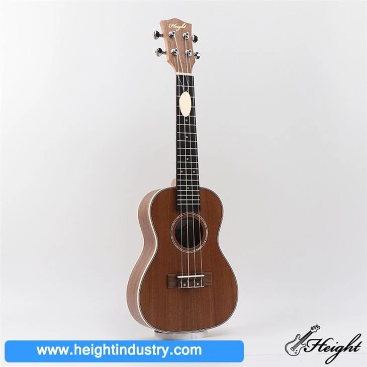 HC-01 Hand Make 23 Inch Sapele Wood Ukulele 7