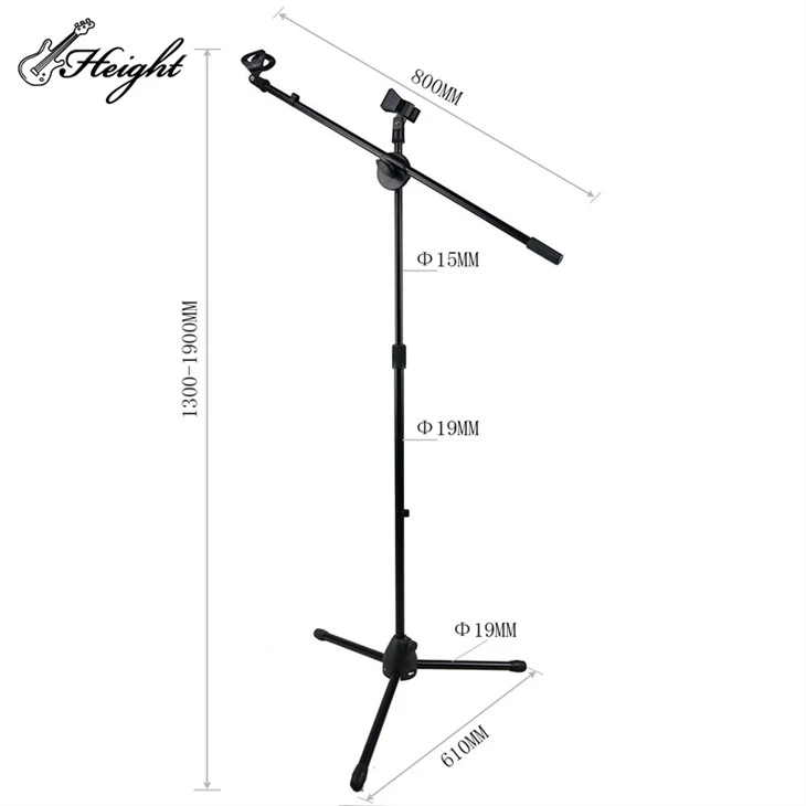 Microphone Stand For 2 Adjustable Stand
