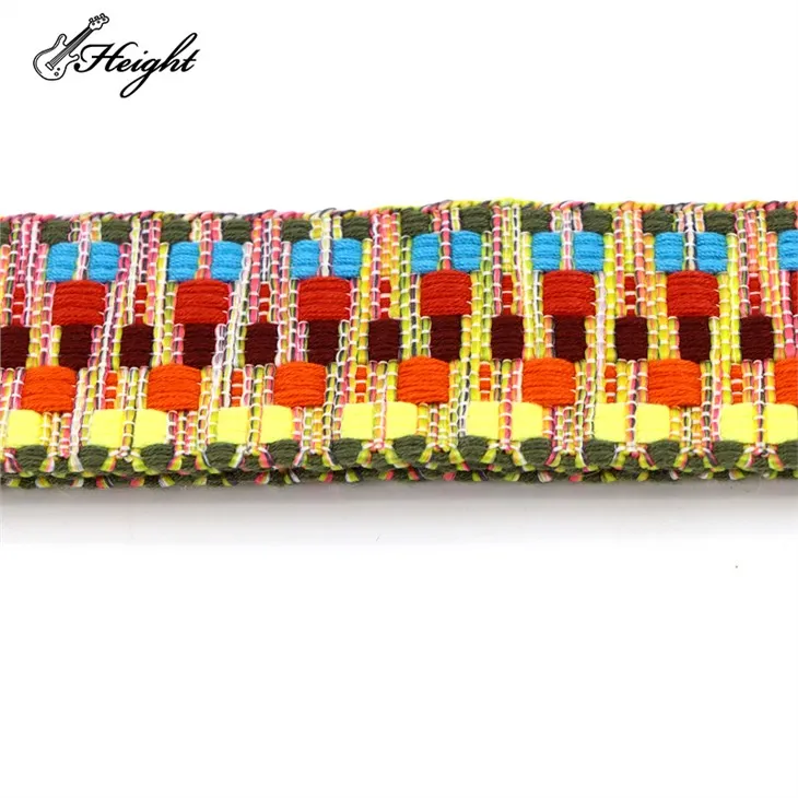 Rainbow Embroidery Ukulele Shoulder Strap