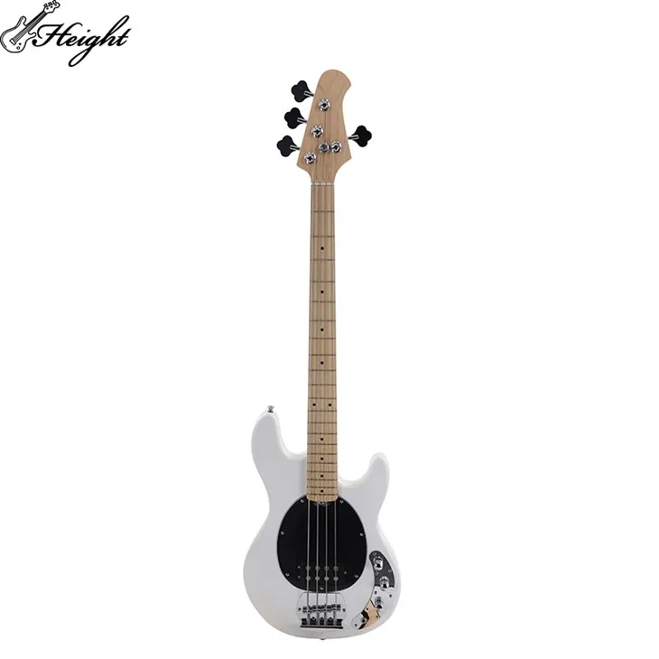 High-Quality 4-String Bass Guitar Solid Wood Body Bolt-On Maple Neck